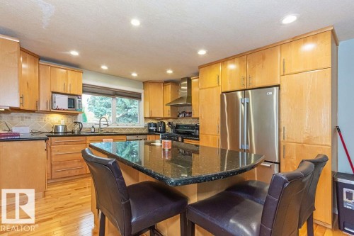 1720 89 Street, Edmonton, AB - Indoor Photo Showing Kitchen With Double Sink