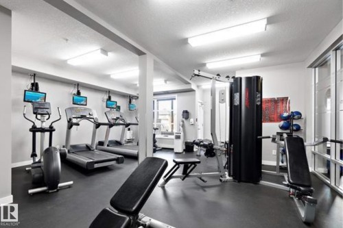 202 2590 Anderson Way, Edmonton, AB - Indoor Photo Showing Gym Room