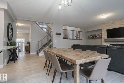 2011 201  St, Edmonton, AB - Indoor Photo Showing Dining Room