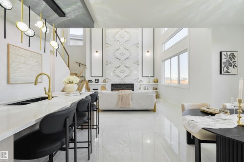 108 25 Street Sw, Edmonton, AB - Indoor Photo Showing Dining Room