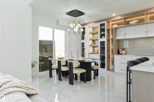 108 25 Street Sw, Edmonton, AB - Indoor Photo Showing Dining Room