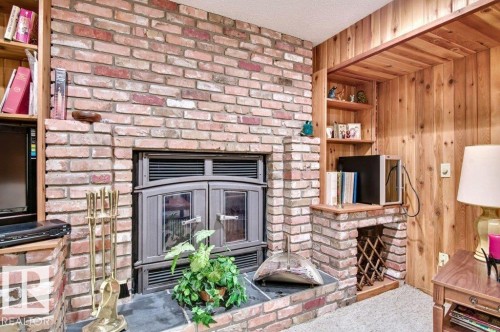 4668 16A Avenue, Edmonton, AB - Indoor With Fireplace