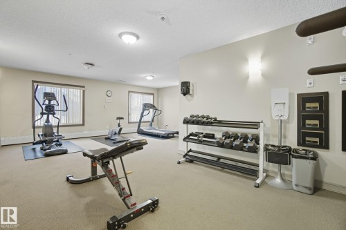 316 4407 23 Street, Edmonton, AB - Indoor Photo Showing Gym Room