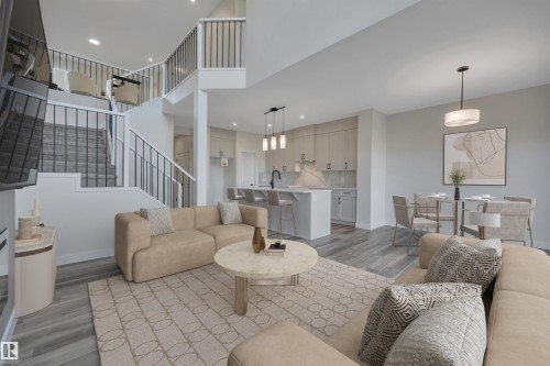 280 Lodge Pole Place, Leduc, AB - Indoor Photo Showing Living Room