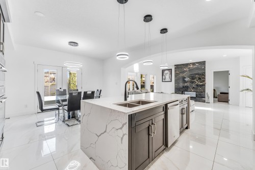 3104 61 Avenue, Rural Leduc County, AB - Indoor Photo Showing Kitchen With Double Sink With Upgraded Kitchen