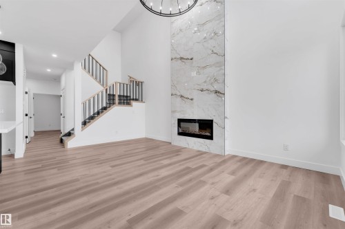 190 Munn Way, Leduc, AB - Indoor With Fireplace