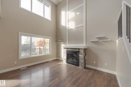 1036 Allendale Crescent, Sherwood Park, AB - Indoor With Fireplace