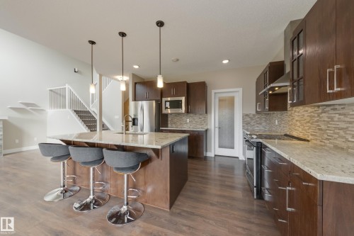 1036 Allendale Crescent, Sherwood Park, AB - Indoor Photo Showing Kitchen With Upgraded Kitchen