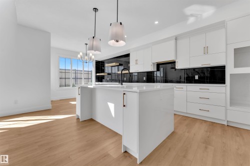 266 Munn Way, Leduc, AB - Indoor Photo Showing Kitchen With Upgraded Kitchen