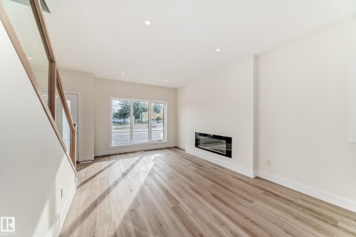 10718 149 Street Nw, Edmonton, AB - Indoor With Fireplace