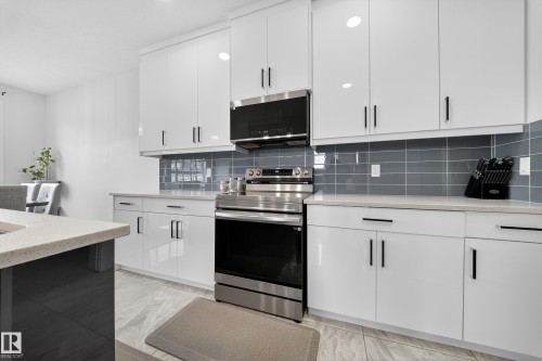 3752 Weidle Crescent, Edmonton, AB - Indoor Photo Showing Kitchen With Upgraded Kitchen