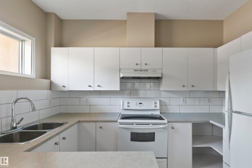 104 10905 109 Street, Edmonton, AB - Indoor Photo Showing Kitchen With Double Sink