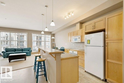200 4835 104A Street Nw, Edmonton, AB - Indoor Photo Showing Kitchen
