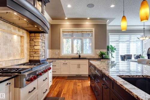 2807 Wheaton Drive, Edmonton, AB - Indoor Photo Showing Kitchen With Upgraded Kitchen