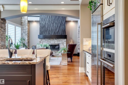 2807 Wheaton Drive, Edmonton, AB - Indoor With Fireplace