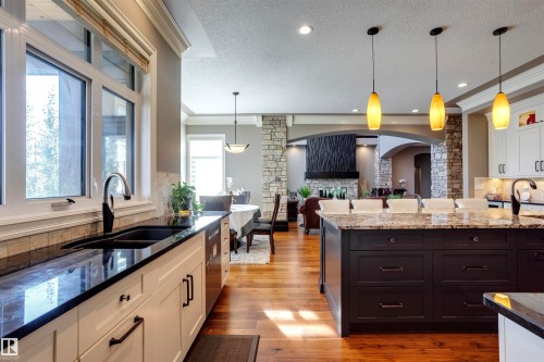 2807 Wheaton Drive, Edmonton, AB - Indoor Photo Showing Kitchen With Double Sink With Upgraded Kitchen