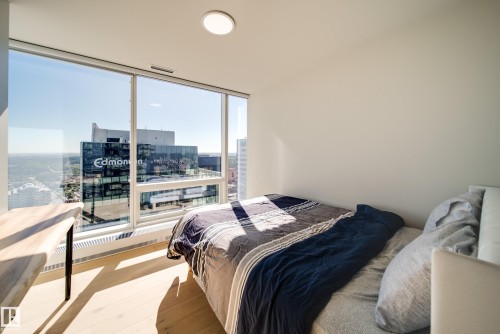 3505 10360 102 Street, Edmonton, AB - Indoor Photo Showing Bedroom