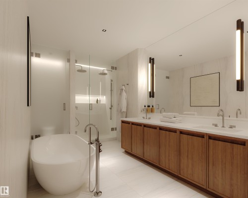 502 10143 Clifton Place, Edmonton, AB - Indoor Photo Showing Bathroom