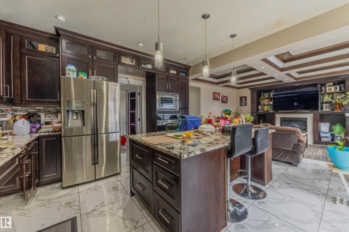 16724 61 Street, Edmonton, AB - Indoor Photo Showing Kitchen With Upgraded Kitchen