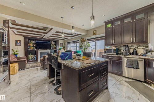 16724 61 Street, Edmonton, AB - Indoor Photo Showing Kitchen With Upgraded Kitchen