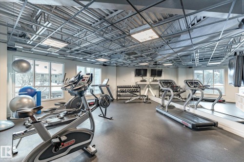 304 10142 111 Street, Edmonton, AB - Indoor Photo Showing Gym Room