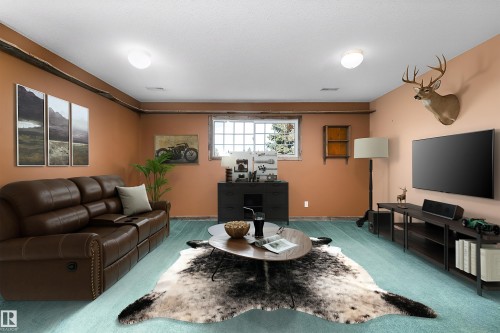 48503 Range Road 263, Rural Leduc County, AB - Indoor Photo Showing Living Room