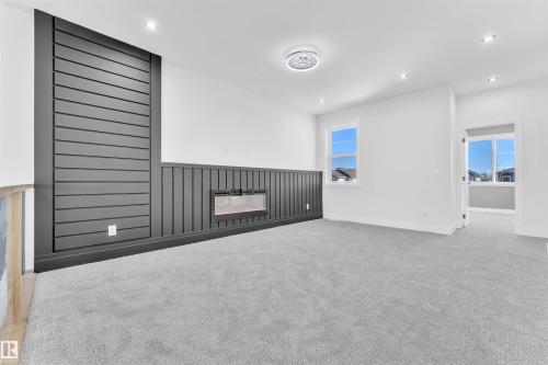 638 Astoria Way, Devon, AB - Indoor With Fireplace