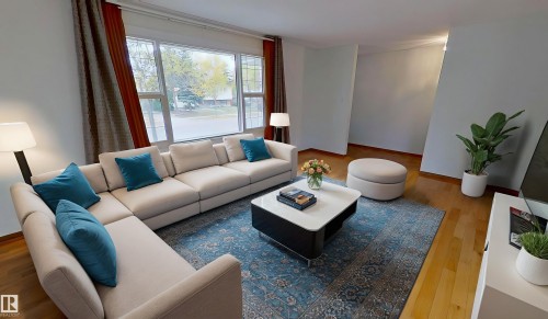 14811 61A Street, Edmonton, AB - Indoor Photo Showing Living Room