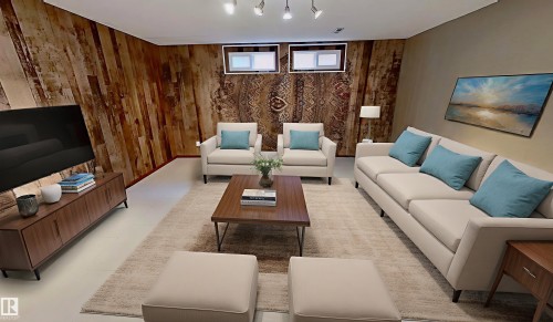 14811 61A Street, Edmonton, AB - Indoor Photo Showing Living Room