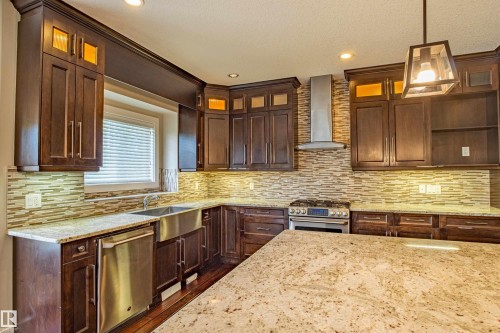 10842 175A Avenue, Edmonton, AB - Indoor Photo Showing Kitchen With Upgraded Kitchen