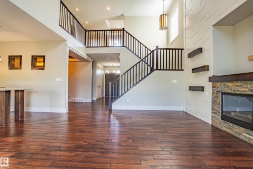 10842 175A Avenue, Edmonton, AB - Indoor Photo Showing Other Room With Fireplace
