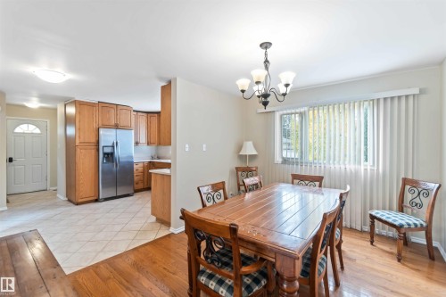 9000 168 Street, Edmonton, AB - Indoor Photo Showing Dining Room