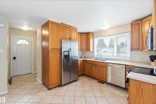 9000 168 Street, Edmonton, AB - Indoor Photo Showing Kitchen With Double Sink