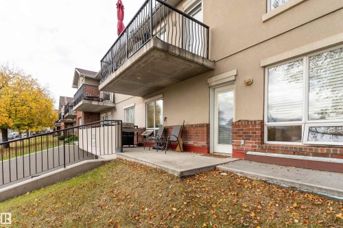 Patio / terrace featuring a patio area - 101 6220 134 Avenue, Edmonton, AB - Outdoor With Exterior