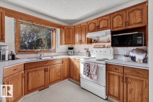 6107 159 Avenue, Edmonton, AB - Indoor Photo Showing Kitchen With Double Sink