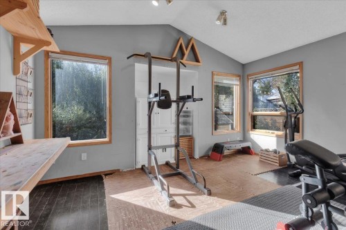 6107 159 Avenue, Edmonton, AB - Indoor Photo Showing Gym Room