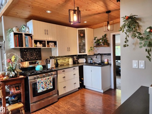 310 55061 Twp Road 462, Rural Wetaskiwin County, AB - Indoor Photo Showing Kitchen With Double Sink