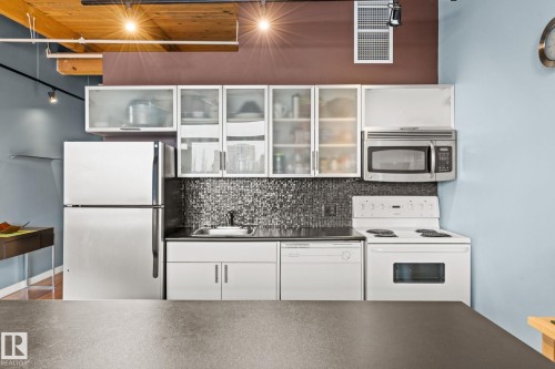 213 10309 107 Street, Edmonton, AB - Indoor Photo Showing Kitchen