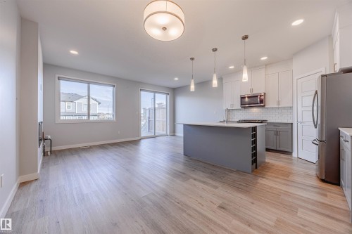 1745 Plum Crescent, Edmonton, AB - Indoor Photo Showing Kitchen With Upgraded Kitchen