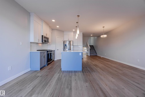 1745 Plum Crescent, Edmonton, AB - Indoor Photo Showing Kitchen With Upgraded Kitchen