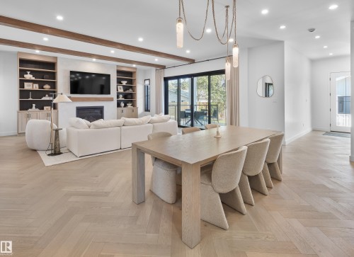 14018 104 Avenue, Edmonton, AB - Indoor With Fireplace