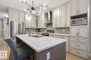 9535 155 Street, Edmonton, AB  - Indoor Photo Showing Kitchen With Double Sink With Upgraded Kitchen 
