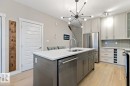 9535 155 Street, Edmonton, AB  - Indoor Photo Showing Kitchen With Double Sink With Upgraded Kitchen 