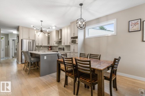9535 155 Street, Edmonton, AB - Indoor Photo Showing Dining Room