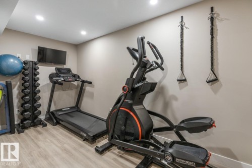 9535 155 Street, Edmonton, AB - Indoor Photo Showing Gym Room