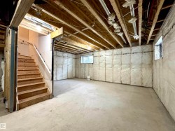Below grade area with stairway - 