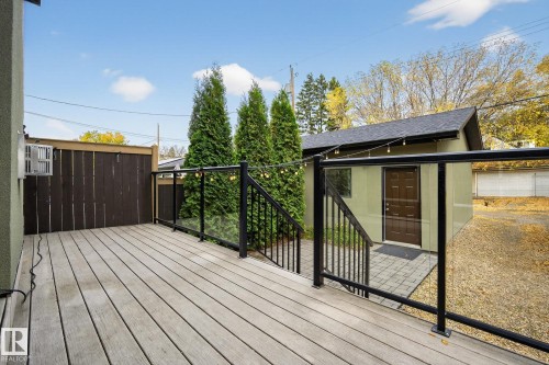 11106 76 Avenue, Edmonton, AB - Outdoor With Deck Patio Veranda With Exterior