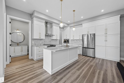 619 7463 May Common, Edmonton, AB - Indoor Photo Showing Kitchen With Upgraded Kitchen