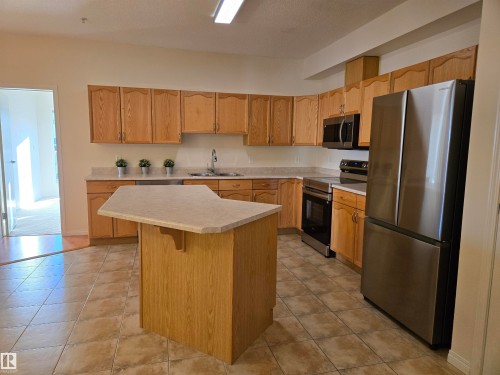 322 4304 139 Avenue, Edmonton, AB - Indoor Photo Showing Kitchen With Stainless Steel Kitchen With Double Sink