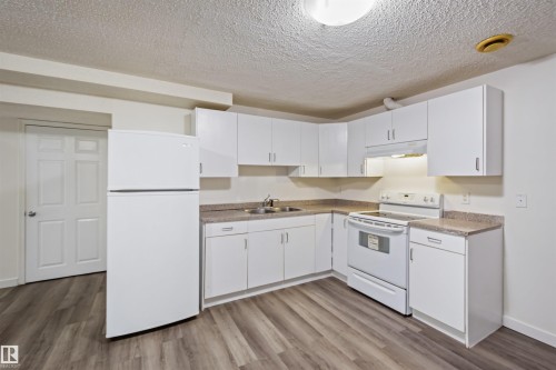 3449 28 Street, Edmonton, AB - Indoor Photo Showing Kitchen With Double Sink